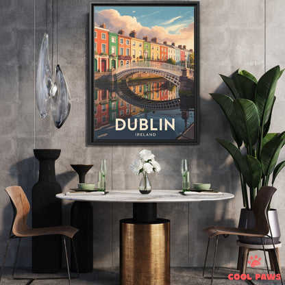 Dublin Travel Print | Irish Ha'penny Bridge | Ireland