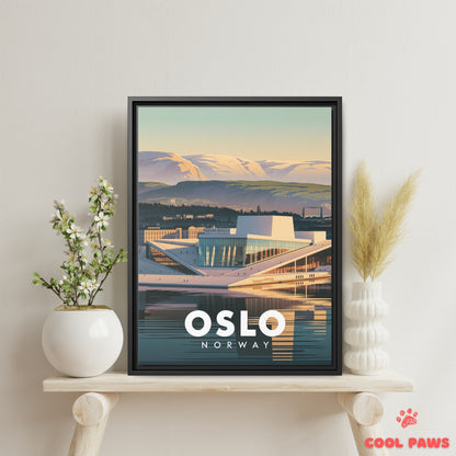 Oslo Travel Print | Norwegian Opera House | Norway