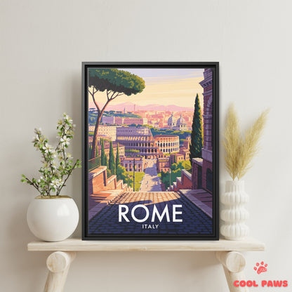Rome Travel Print | Italian Colosseum | Italy