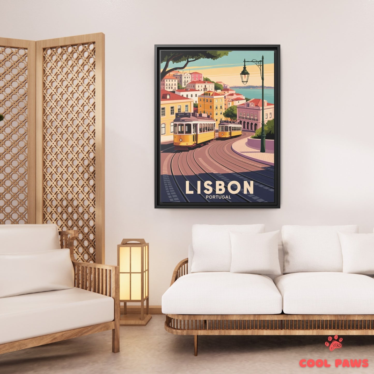 Lisbon Travel Print | Portuguese Tram | Portugal