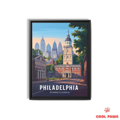 Philadelphia Travel Print | Independence Hall Pennsylvania