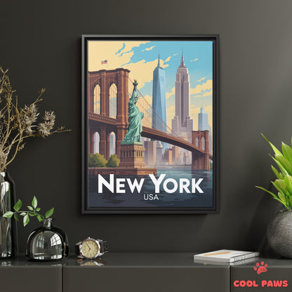 New York Travel Print | Statue of Liberty