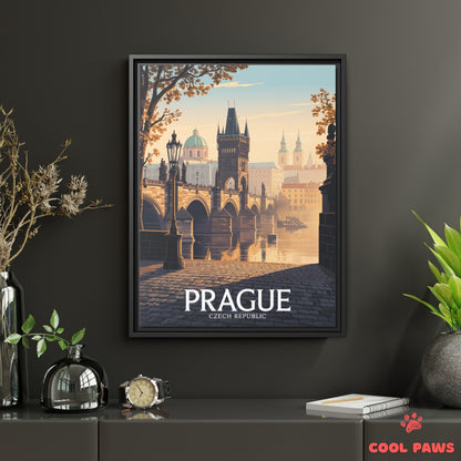 Prague Travel Print | Czech Charles Bridge | Czcech Republic