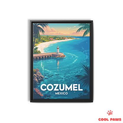 Cozumel Travel Print | Lighthouse