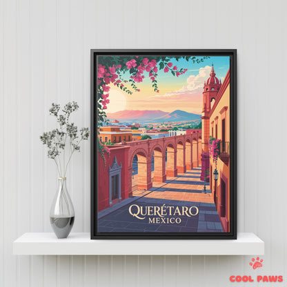 Queretaro Travel Print | Aqueduct