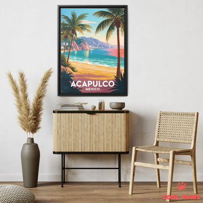 Acapulco Travel Print | Beach and Island