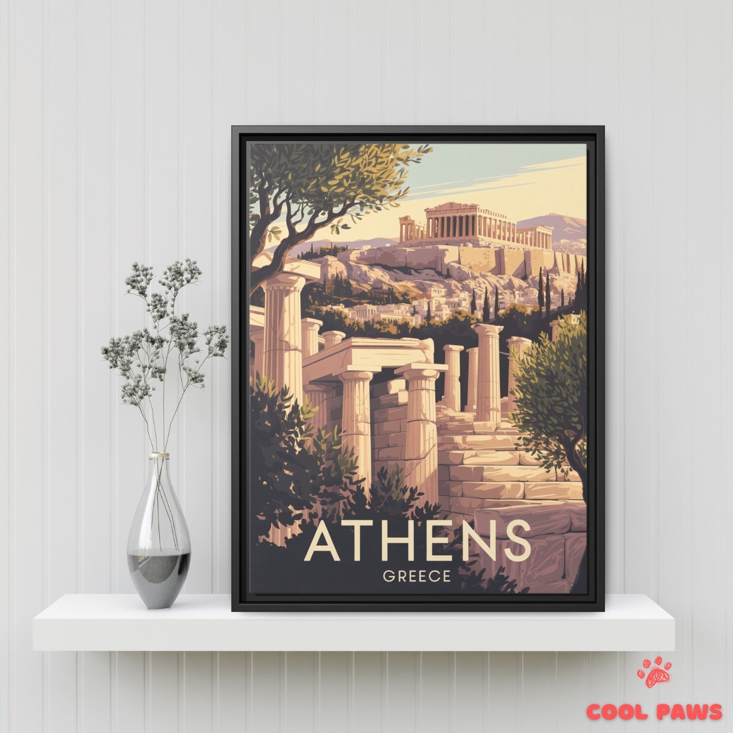 Athens Travel Print | Greek Parthenon | Greece