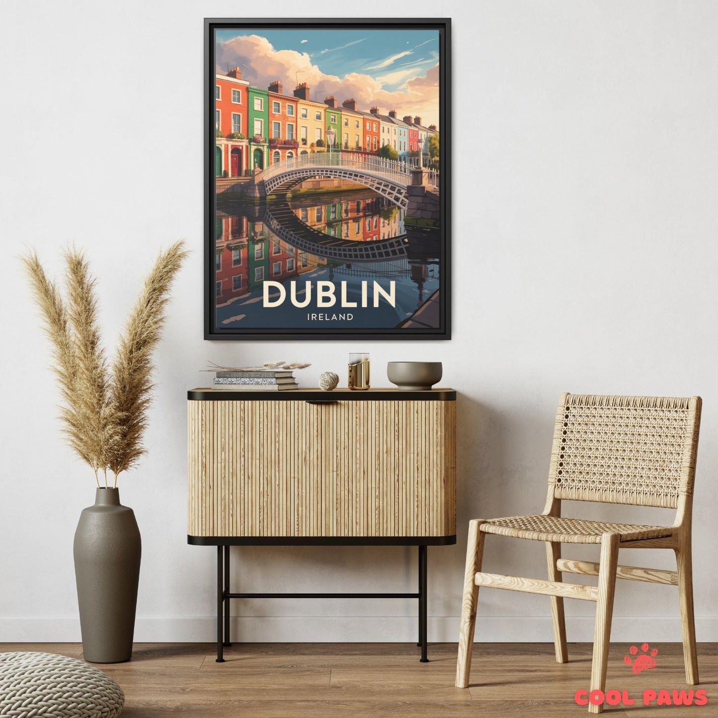 Dublin Travel Print | Irish Ha'penny Bridge | Ireland