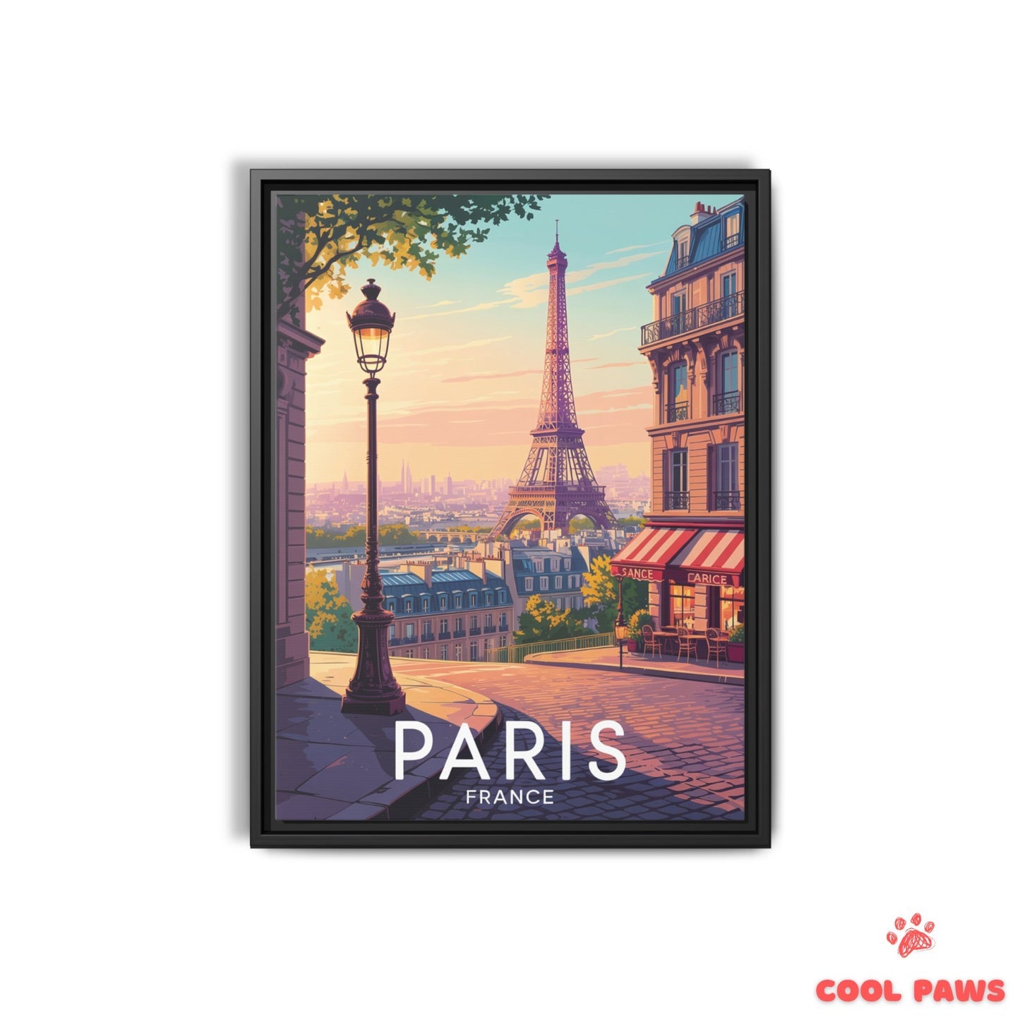 Paris Travel Print | French Eiffel Tower | France