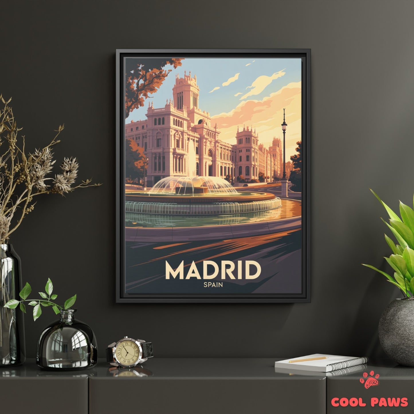 Madrid Travel Print | Spanish Palacio de Cibeles | Spain