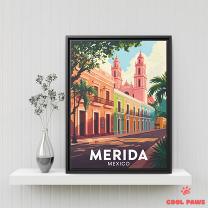 Merida Travel Print | Cathedral of Merida