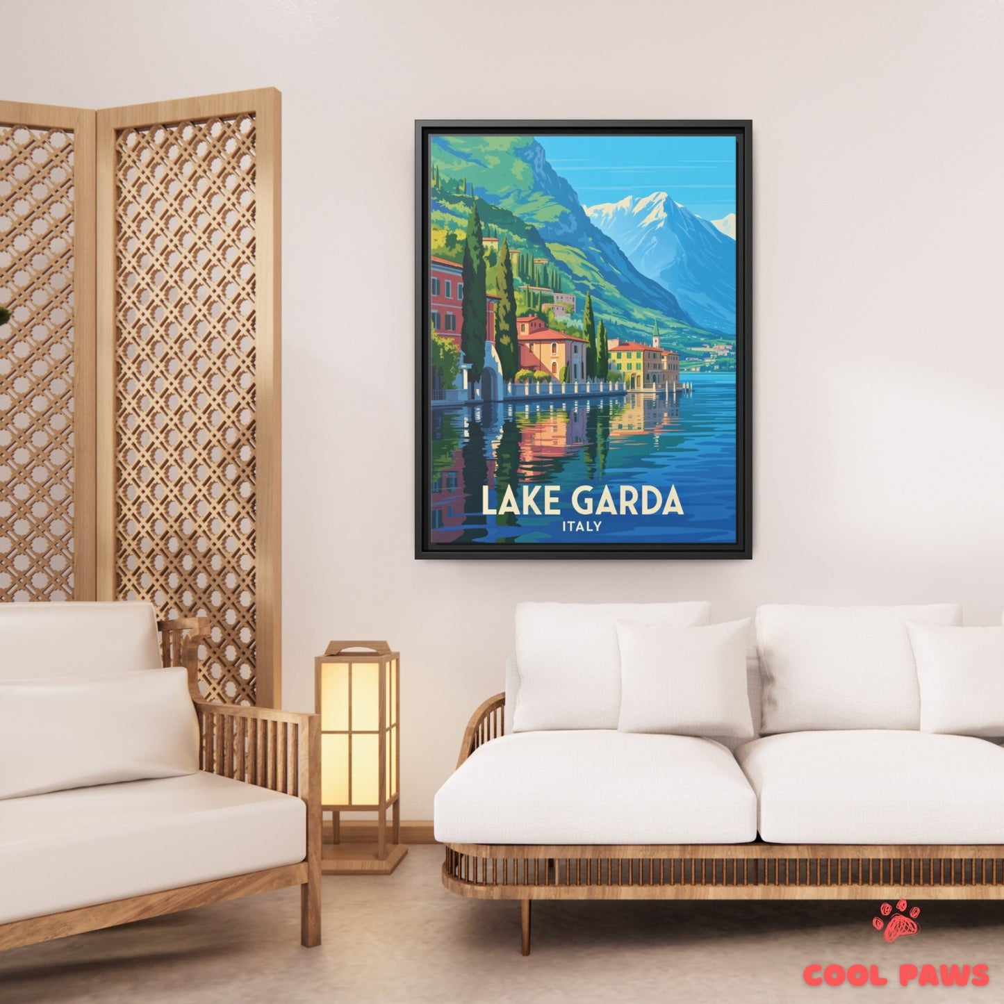 Lake Garda Travel Print | Italian Lake Garda |Italy