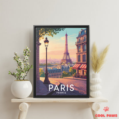 Paris Travel Print | French Eiffel Tower | France