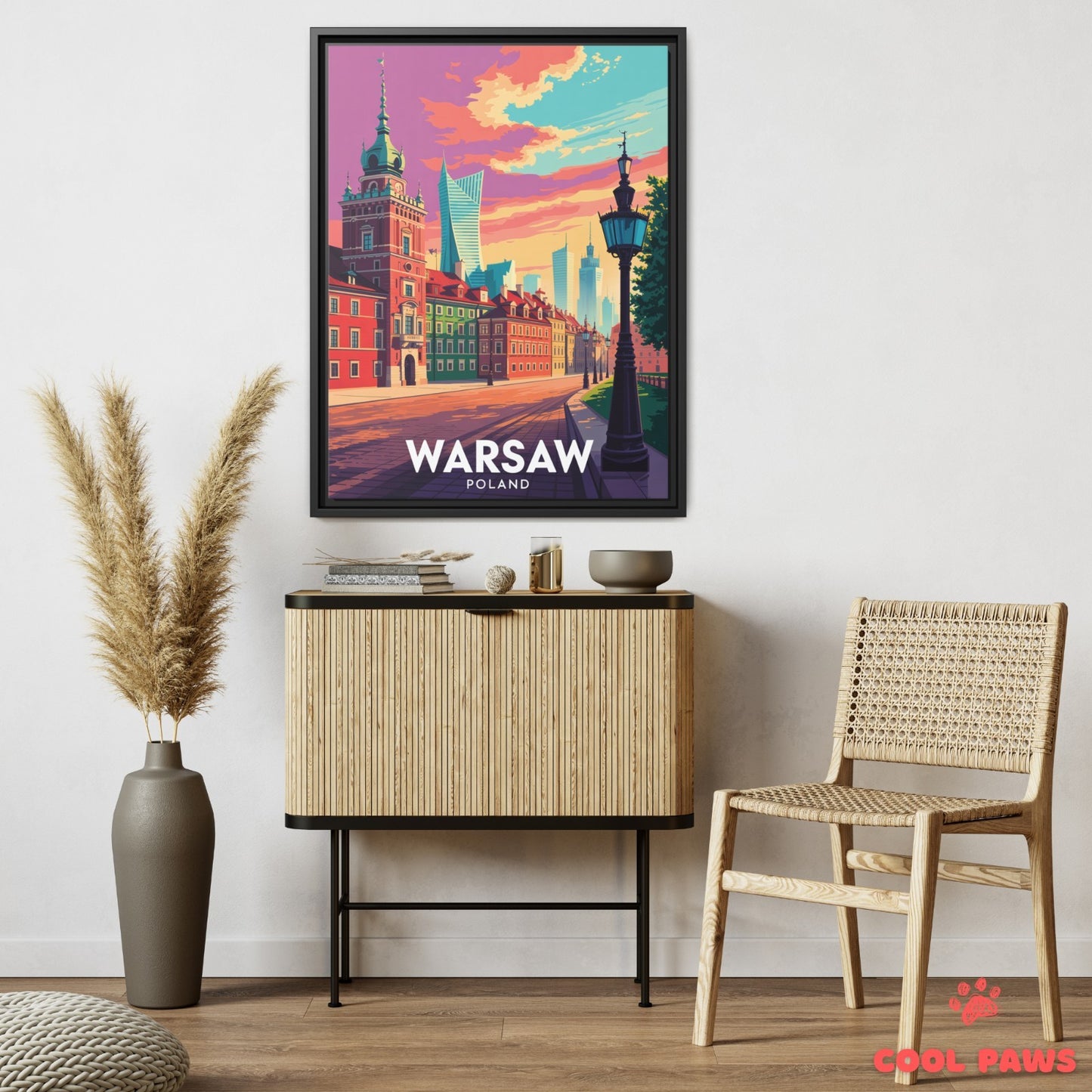 Warsaw Travel Print | Polish Royal Castle | Poland
