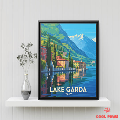 Lake Garda Travel Print | Italian Lake Garda |Italy