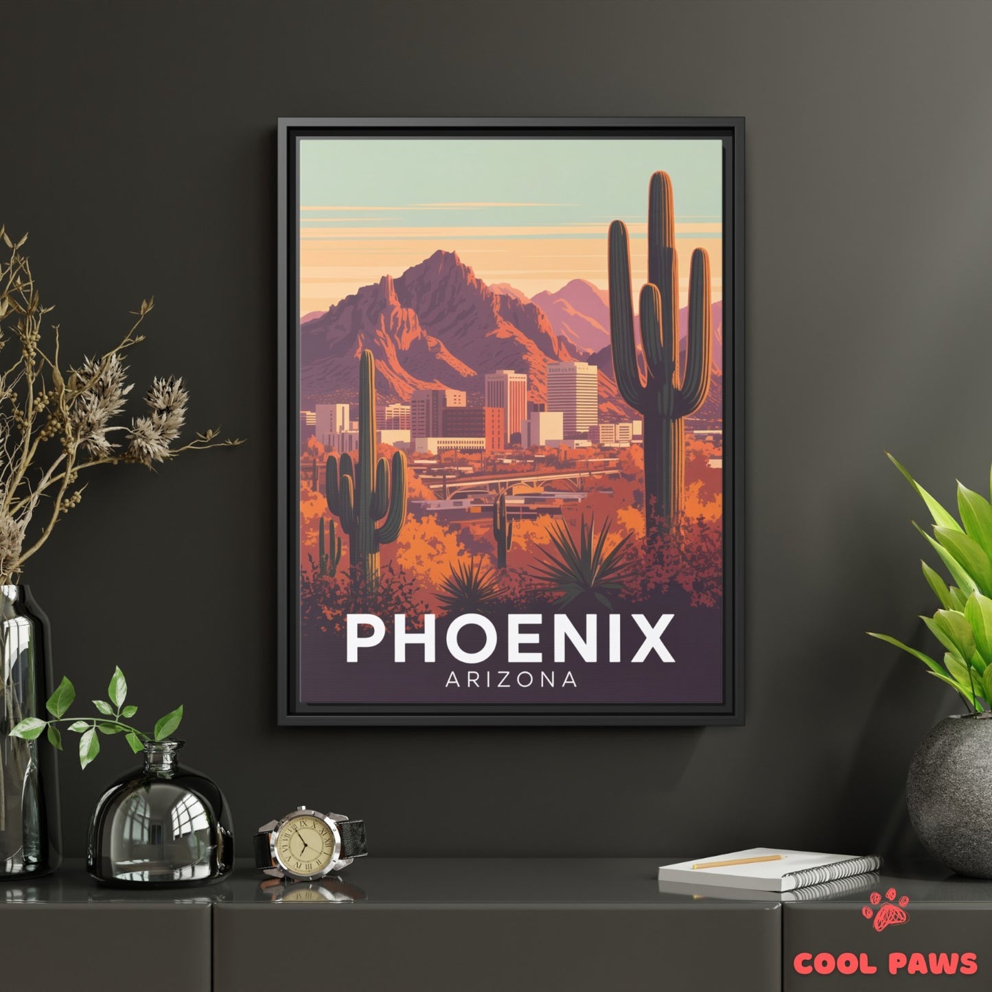 Phoenix Travel Print | Camelback Mountain Arizona