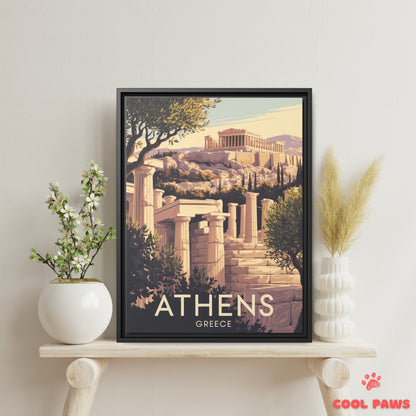Athens Travel Print | Greek Parthenon | Greece