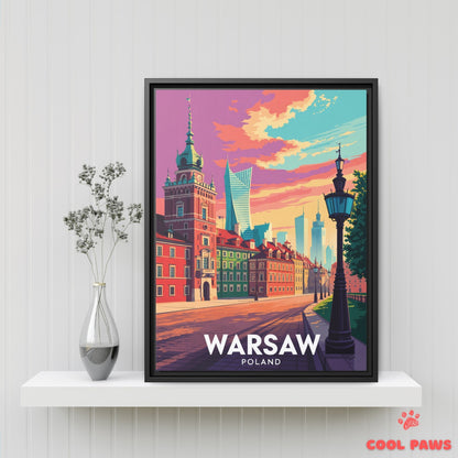 Warsaw Travel Print | Polish Royal Castle | Poland