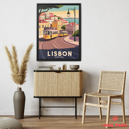 Lisbon Travel Print | Portuguese Tram | Portugal