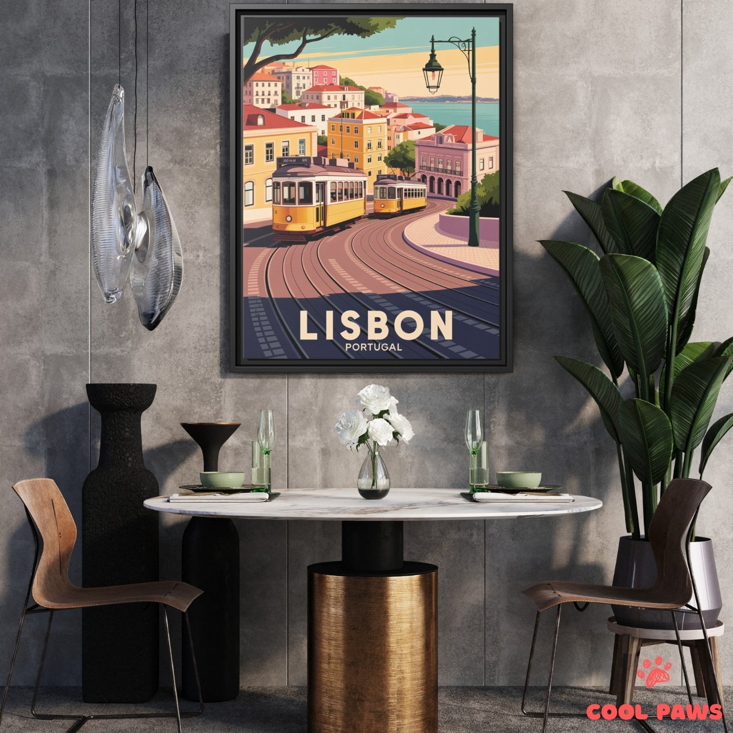 Lisbon Travel Print | Portuguese Tram | Portugal