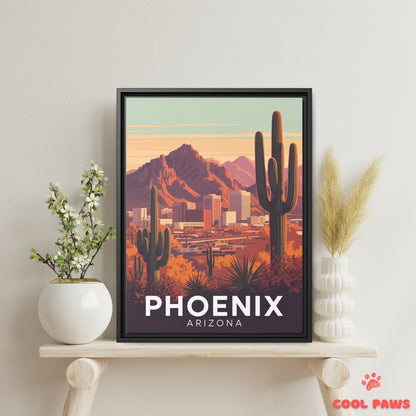 Phoenix Travel Print | Camelback Mountain Arizona