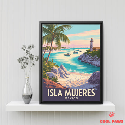 Isla Mujeres Travel Print | Lighthouse