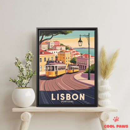 Lisbon Travel Print | Portuguese Tram | Portugal