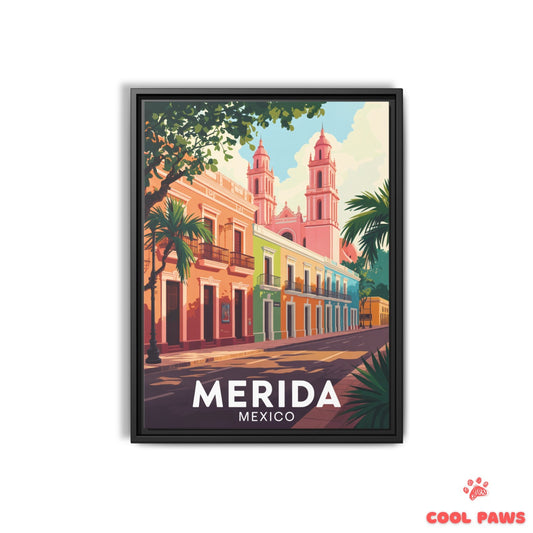 Merida Travel Print | Cathedral of Merida