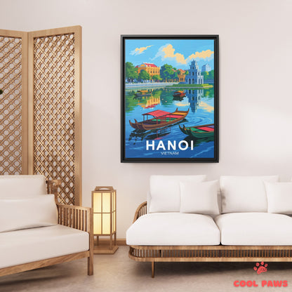Hanoi Travel Print | Hoan Kiem Lake (Turtle Tower) | Vietnam