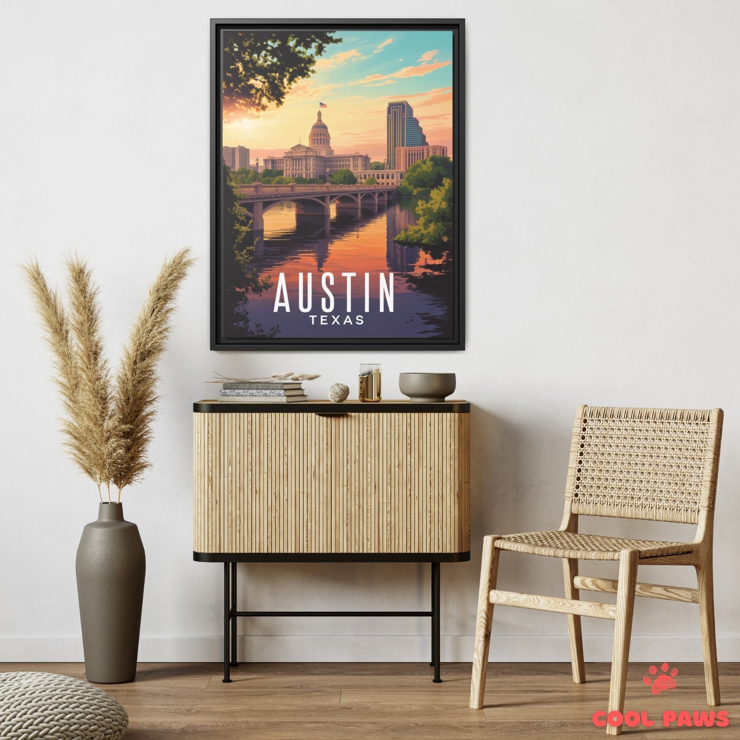 Austin Travel Print | Texas State Capitol