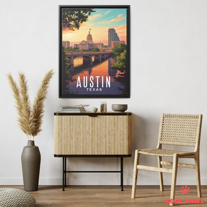 Austin Travel Print | Texas State Capitol