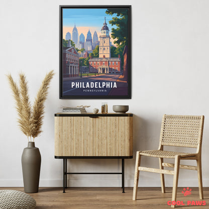 Philadelphia Travel Print | Independence Hall Pennsylvania