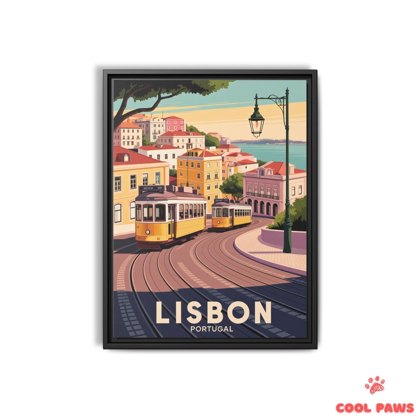 Lisbon Travel Print | Portuguese Tram | Portugal