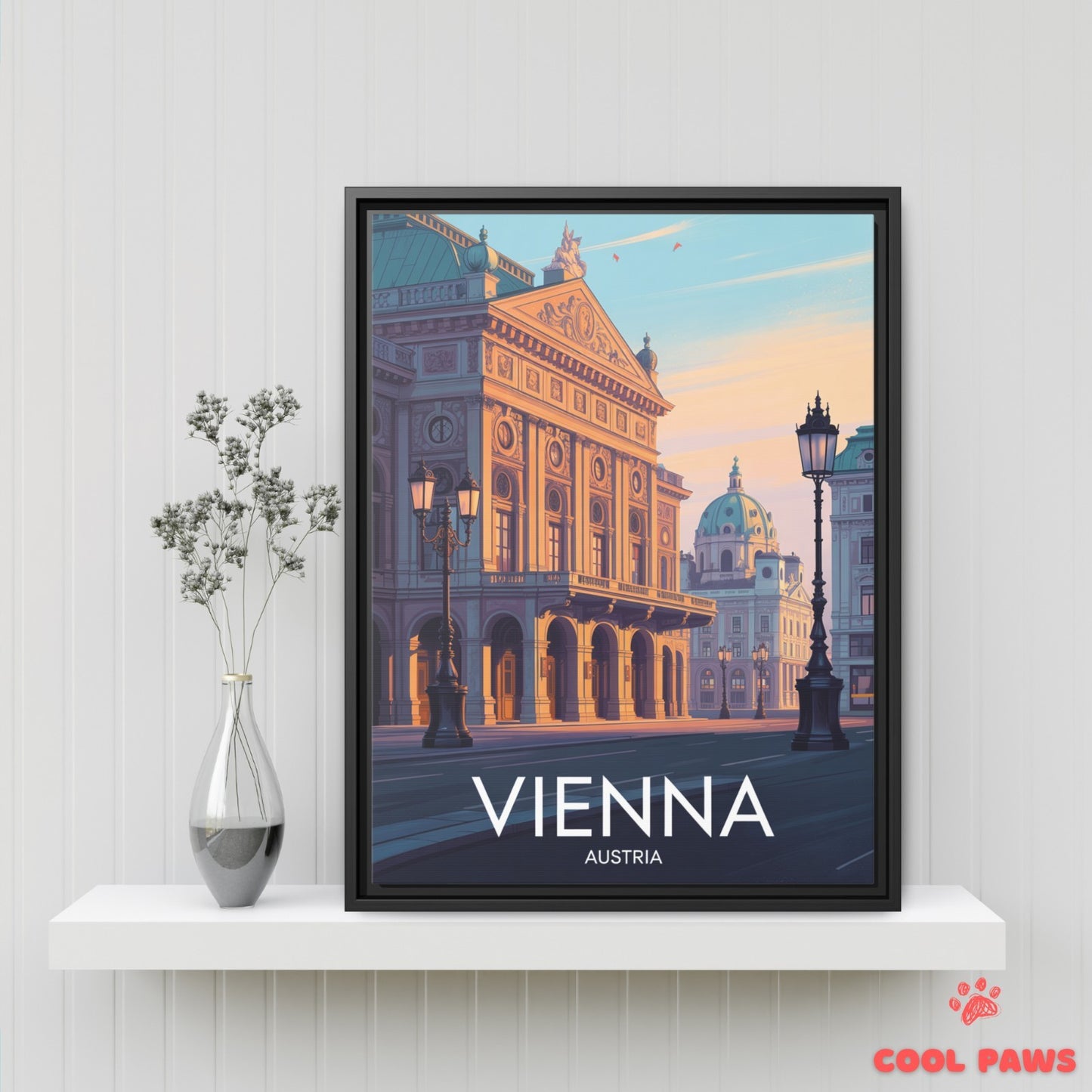 Vienna Travel Print | Austrian State Opera | Austria