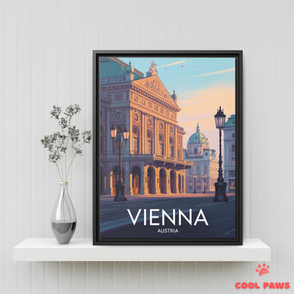Vienna Travel Print | Austrian State Opera | Austria