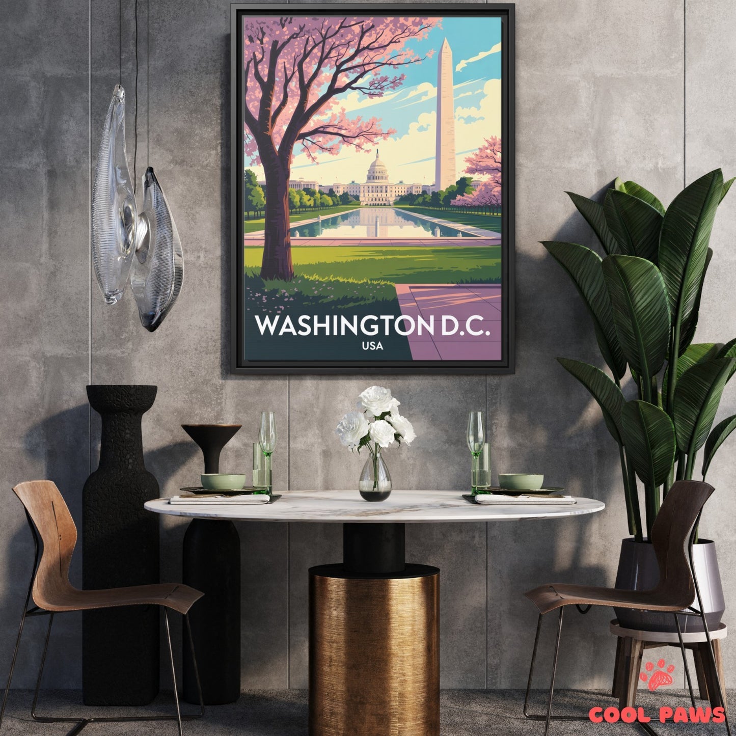 Washington D.C. Travel Print | U.S. Capitol