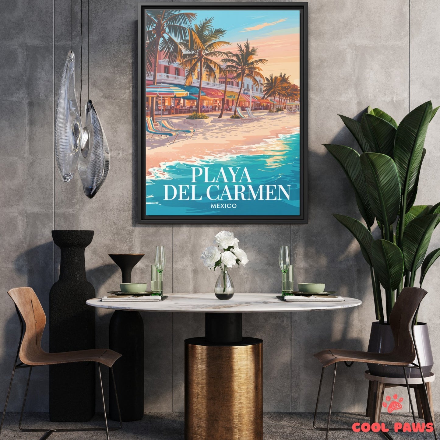 Playa del Carmen Travel Print | Fifth Avenue