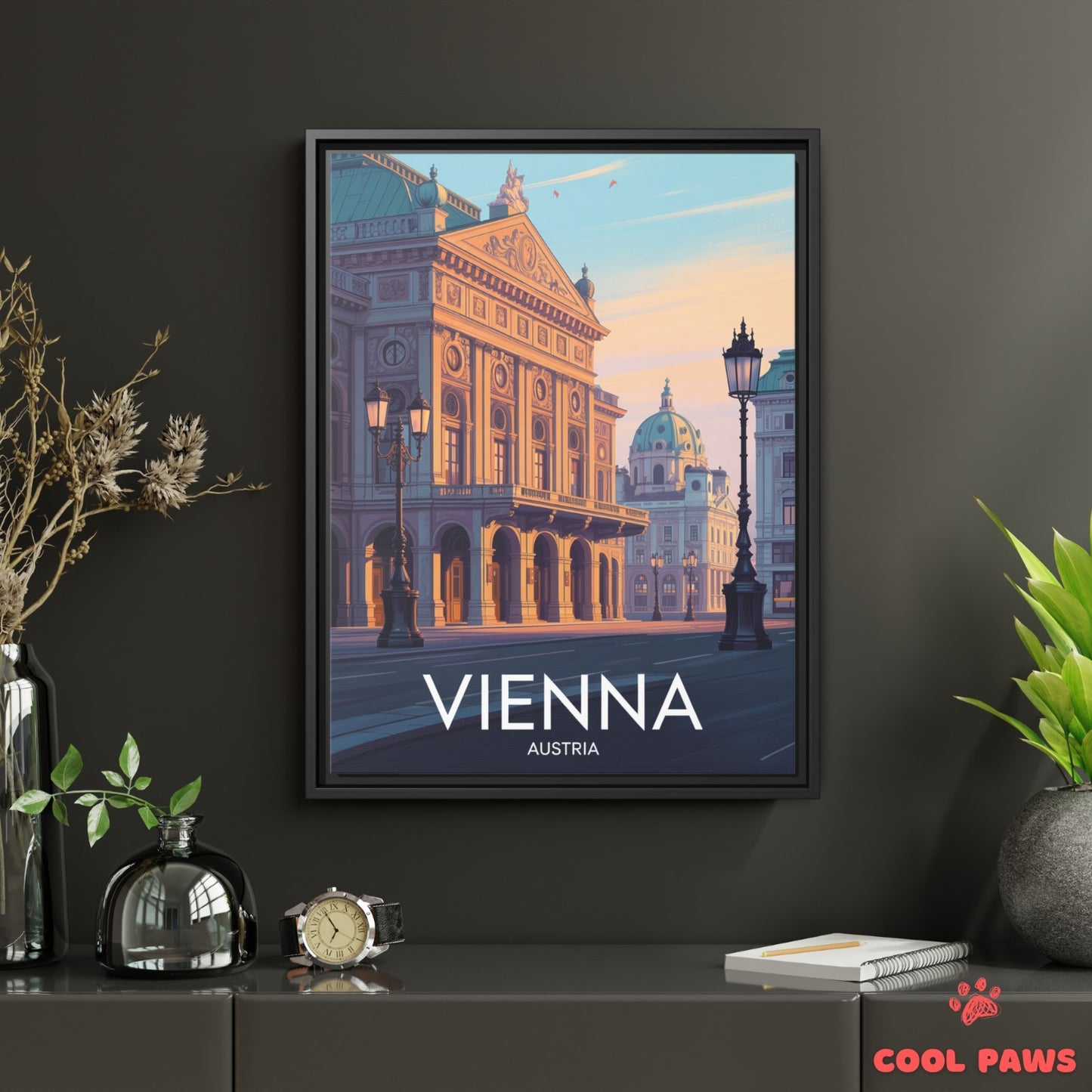 Vienna Travel Print | Austrian State Opera | Austria