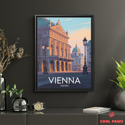Vienna Travel Print | Austrian State Opera | Austria