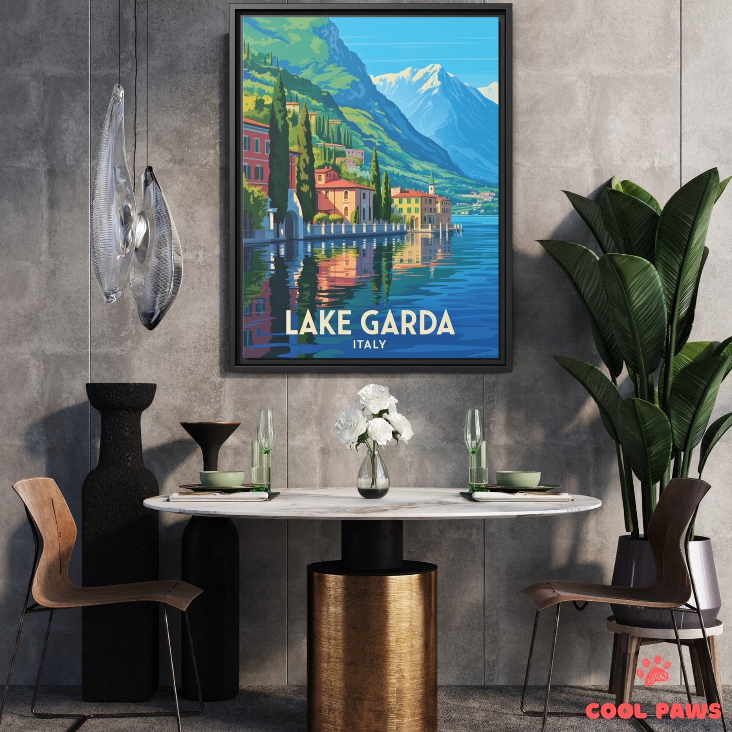 Lake Garda Travel Print | Italian Lake Garda |Italy