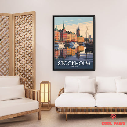 Stockholm Travel Print | Swedish Gamla Stan | Sweden