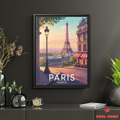 Paris Travel Print | French Eiffel Tower | France