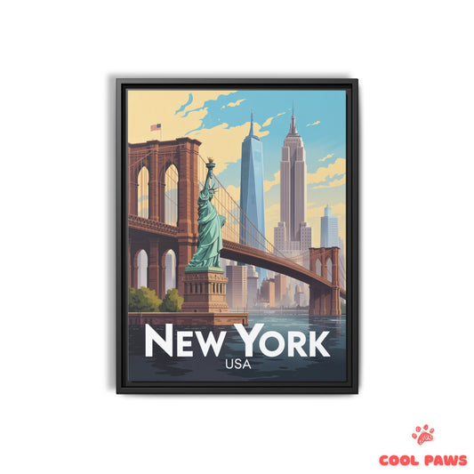 New York Travel Print | Statue of Liberty