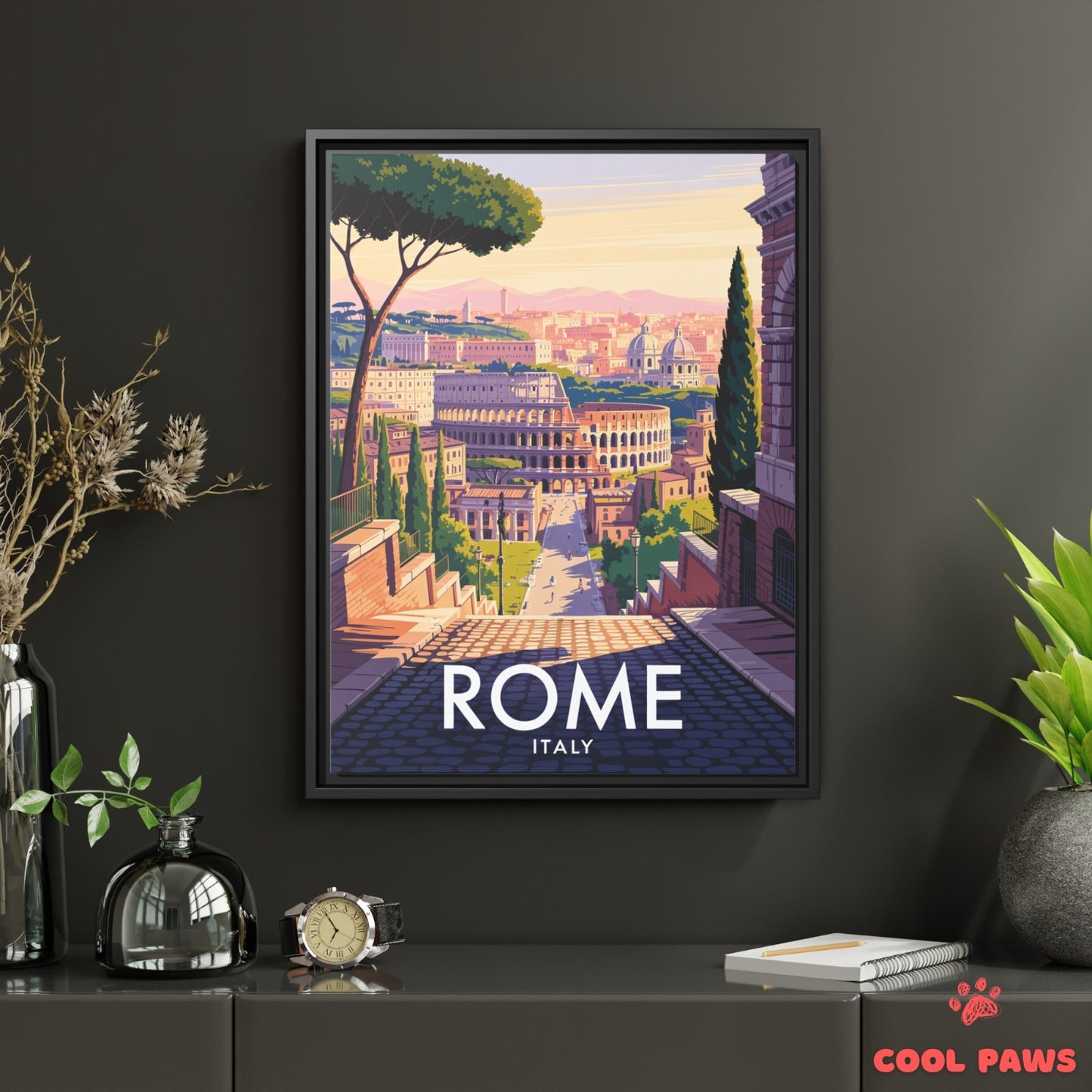 Rome Travel Print | Italian Colosseum | Italy