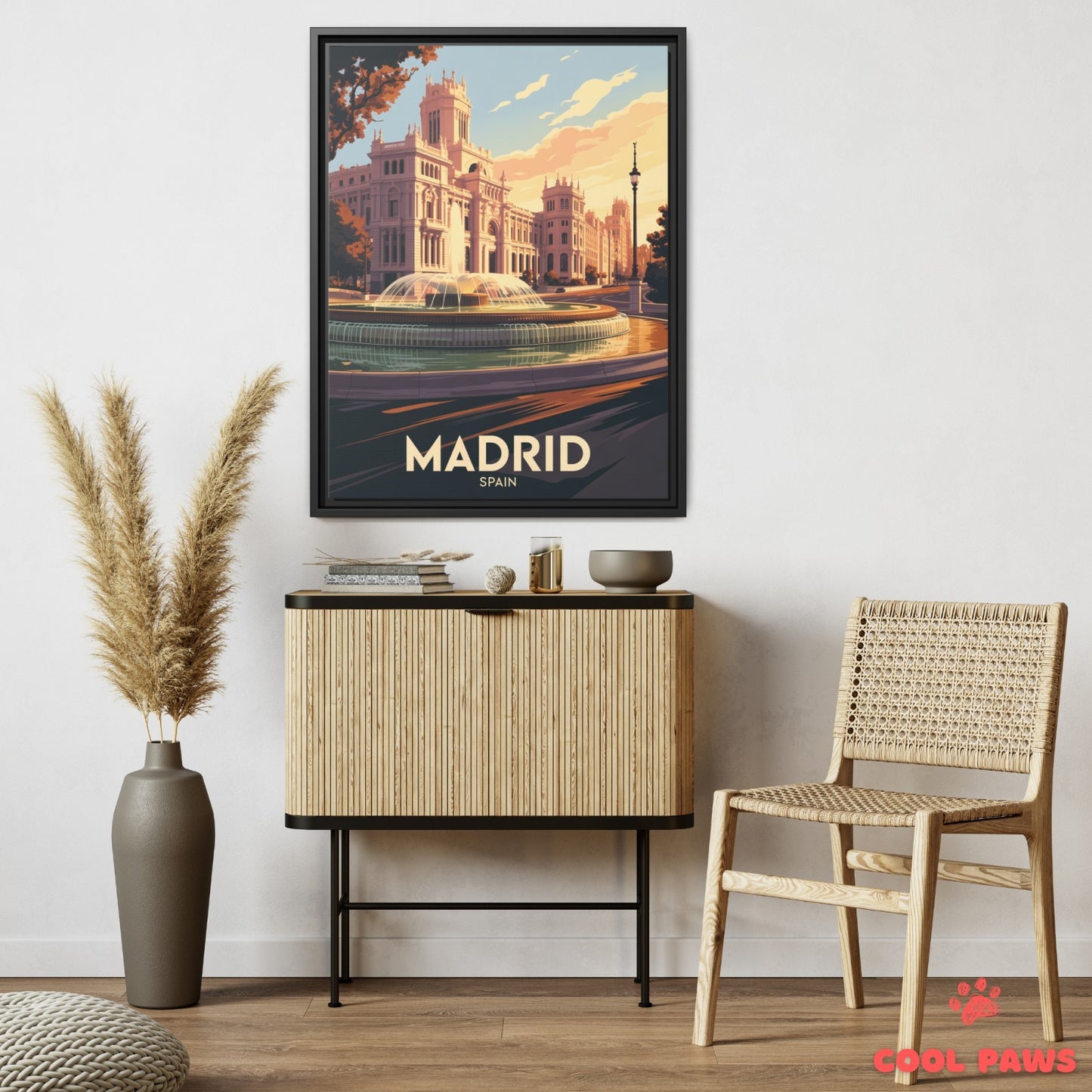 Madrid Travel Print | Spanish Palacio de Cibeles | Spain