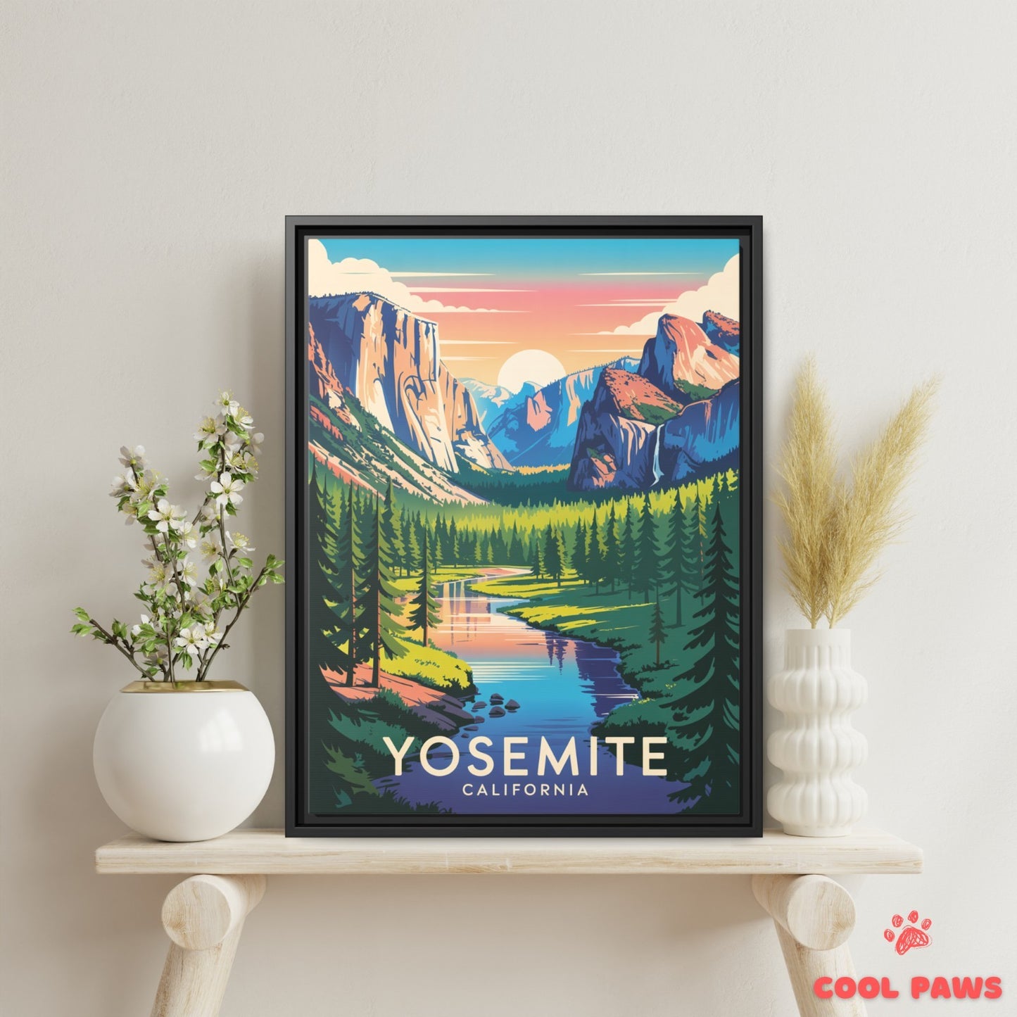 Yosemite Travel Print | National Park California