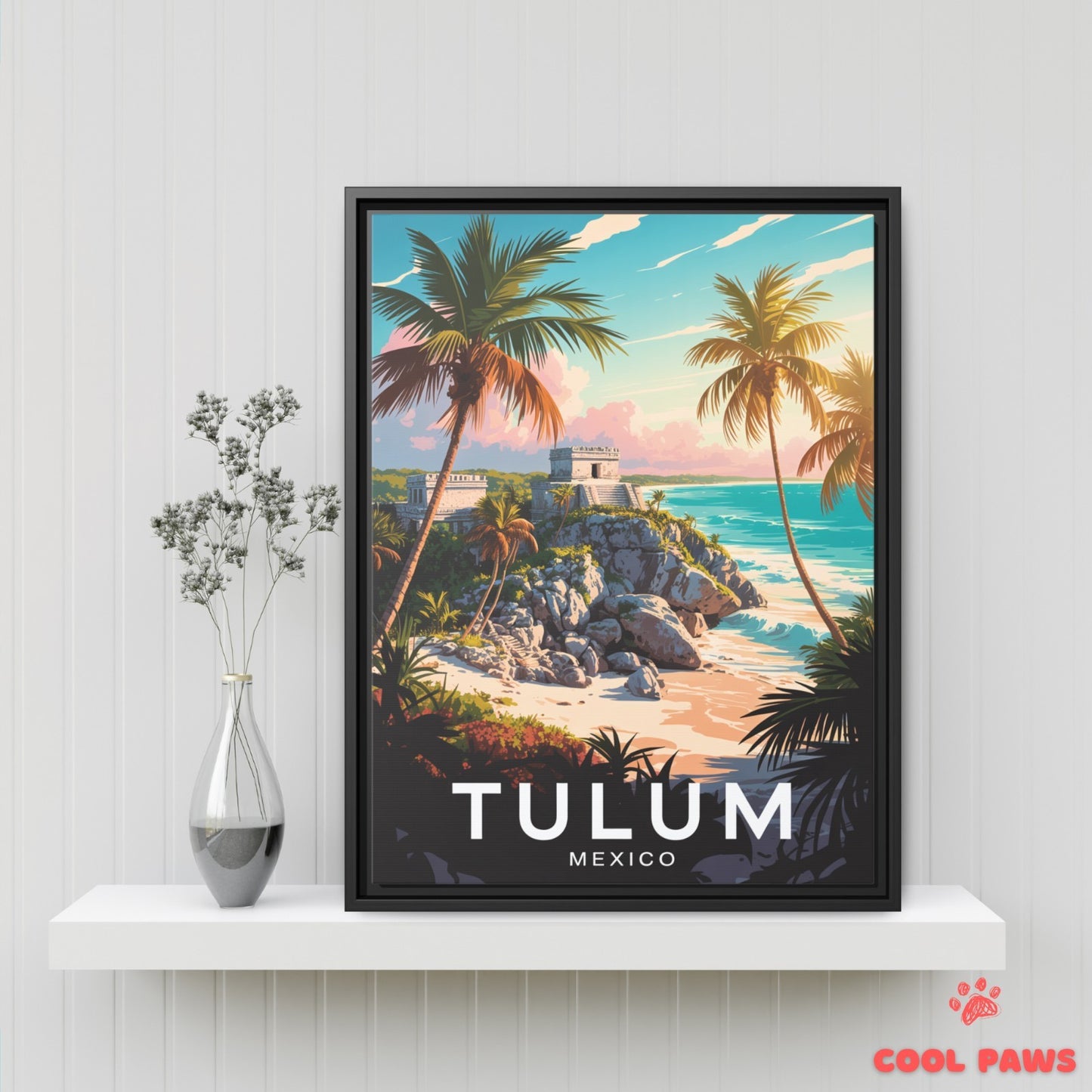 Tulum Travel Print | Mayan Ruins