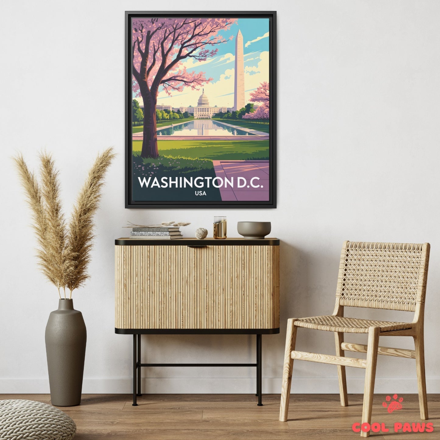 Washington D.C. Travel Print | U.S. Capitol