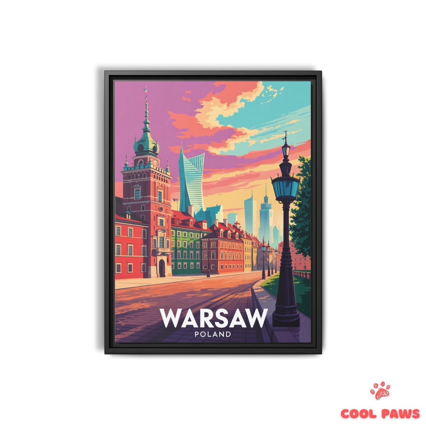 Warsaw Travel Print | Polish Royal Castle | Poland